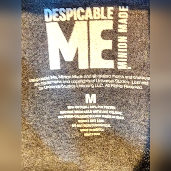 Minions T-Shirt  Medium I'm In Charge Until Something Goes Wrong Despicable Me 2 - Picture 4 of 4